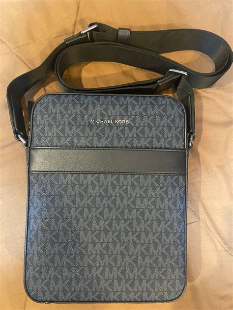 michael kors leather sling bag|michael kors sling bag men.